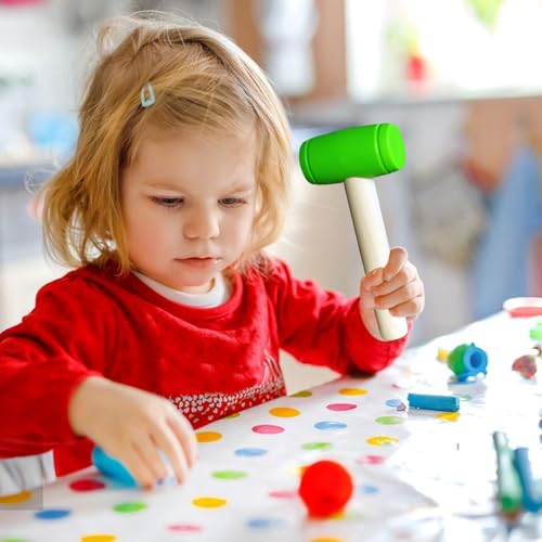子供用おもちゃのハンマー、子供用| シミュレーションキッズハンマーおもちゃ | たちはマレットをプレイし、エンターテイメント、リラックス、ロールプレイ用のポータブルごっこ遊びハンマーをプレイします。の詳細・まとめ 画像