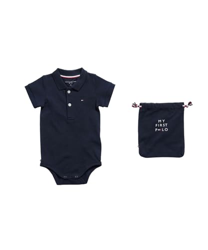 [Tommy Hilfiger] (トミーヒルフィガー) BABY ポロボディギフトパック KN02372 70cm マルチC1G 1