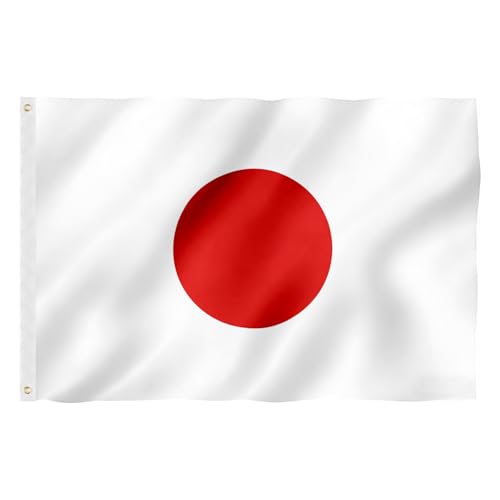 日本国旗 日の丸 フラッグサイズ 70×105cm 国際交流 スポーツ 運動会 文化祭 市民の日 代表応援用 金属製通し穴 フェスティバル イベント 装飾の外観・全体像 画像