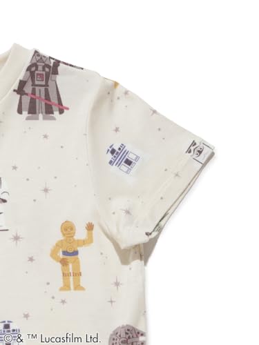 [ジェラート ピケ] 【STAR WARS】【ベビー】総柄半袖ロンパース PBCO262400 ユニセックスベビー CRM 80の特徴・詳細 画像