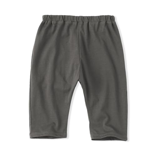 無印良品 おなかすっぽり 七分丈サルエルパンツ ユニセックスベビー CC25UA6S チャコールグレー 100の外観・全体像 画像