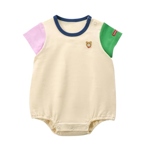 [ミキハウス ホットビスケッツ] 半袖 ボディシャツ 男の子 女の子 ベビー 子供服 アイボリー 70cm 70-1529-682 1
