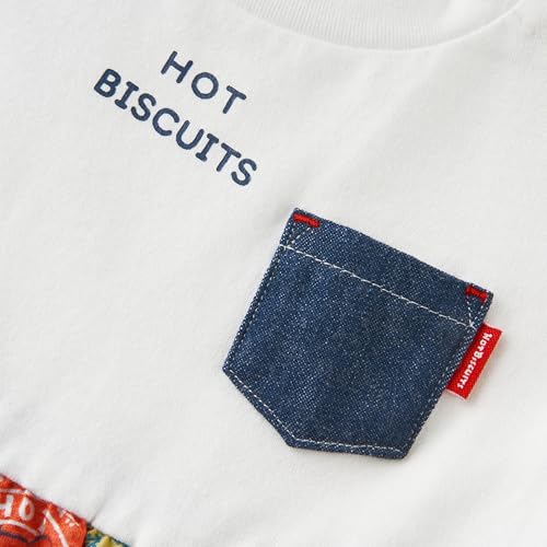 [MIKIHOUSE HOT BISCUITS] [ミキハウス ホットビスケッツ] 半袖 ワンピース 男の子 女の子 ベビー キッズ 子供服 白 120cm 72-1904-683の特徴・詳細 画像