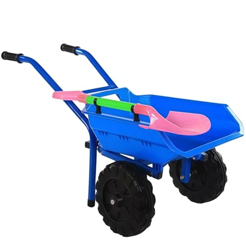 AOUVN カート おもちゃ 組み立てキット 手押し車 DIY 知育玩具 ごっこ遊び 男の子 女の子向け 工具付き 簡単組立 カスタマイズ可能 室内遊び 屋外遊び 創造力 集中力 トレーニング 誕生日 プレゼント キッズ玩具 学習教育 おしゃれ ブルーカラー (ブルー)の外観・全体像 画像