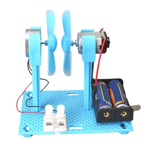 風力発電モデルキット 物理実験 知育玩具 教材子供向け科学玩具 教室用 家庭用 風力発電モデルキットの外観・全体像 画像