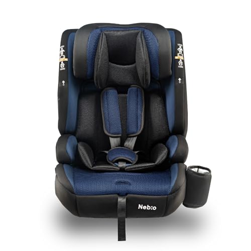 Nebio ネビオ チャイルドシート【R129適合/ISOFIX固定 15ヶ月から12歳 ロングユース 保温保冷ドリンクホルダー付き】ジュニアシート 長く使える 洗える 取付簡単 3way ポップピットG PoPPitG 1