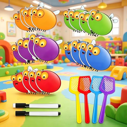 Good Childs 教育用ハエたたきゲーム カラフルなデザインの教育的な内容で、教室や家庭での使用に最適ですの詳細・まとめ 画像