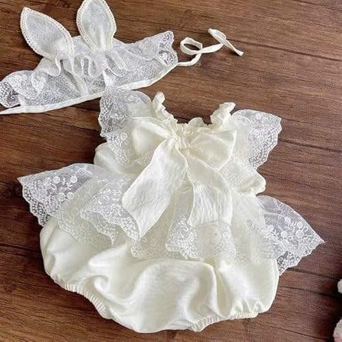 [Anmystore] ベビードレス 女の子 お食い初め お宮参り 退院着 ロンパース ワンピース 結婚式 セレモニードレス チュール 記念撮影 新生児 可愛い ハーフバースデーの特徴・詳細 画像