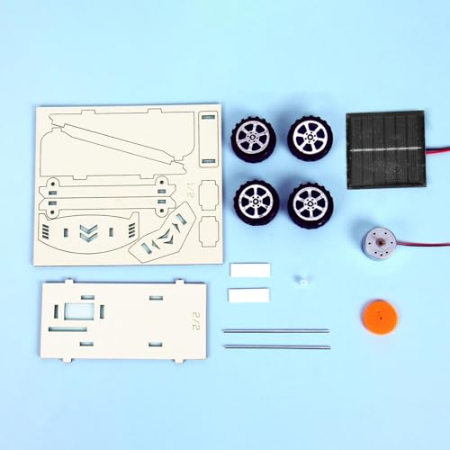 ソーラーカー組み立てキット、手作り教育科学工作、天然木を自由に塗装できるDIY教材、組み立て工作セットの詳細・まとめ 画像
