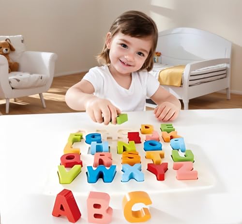 Hape(ハペ) アルファベットパズル E1551A 3歳~の詳細・まとめ 画像