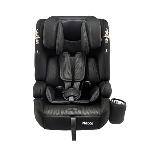 Nebio ネビオ チャイルドシート【R129適合/ISOFIX固定 15ヶ月から12歳 ロングユース 保温保冷ドリンクホルダー付き】ジュニアシート 長く使える 洗える 取付簡単 3way ポップピットG PoPPitG 1