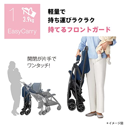 Aprica(アップリカ) A型ベビーカー カルーンエアー AD 1か月から36か月まで 軽量 両対面 (グレー) 2189465の特徴・詳細 画像