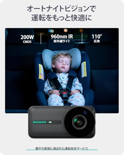 マグネット式ベビーモニター、5インチ 1080P IPS マグネット式ベビーモニター (ブラック, デュアルカメラ)の詳細・まとめ 画像