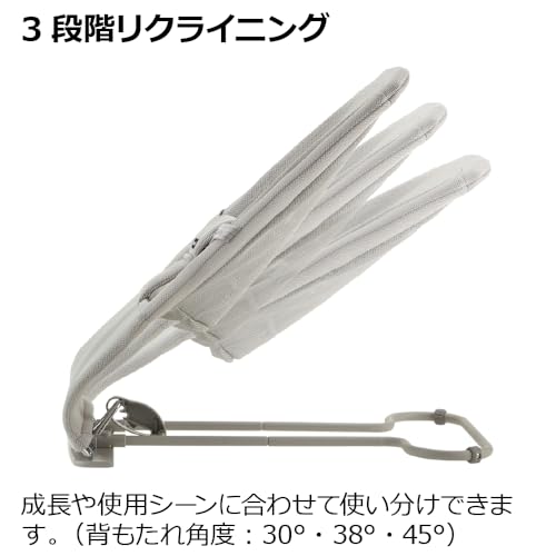 リッチェル(Richell) バウンシングシートN ローズベージュ 月齢1カ月頃から 折りたたみ可 軽量 メッシュシート 丸洗い可 120479の特徴・詳細 画像