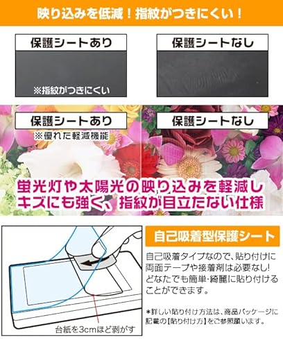 ミヤビックス babysense こども見守りカメラ ベビーモニター HDS2 対応 保護 フィルム 高精細対応 反射防止 防指紋 防気泡 日本製の特徴・詳細 画像